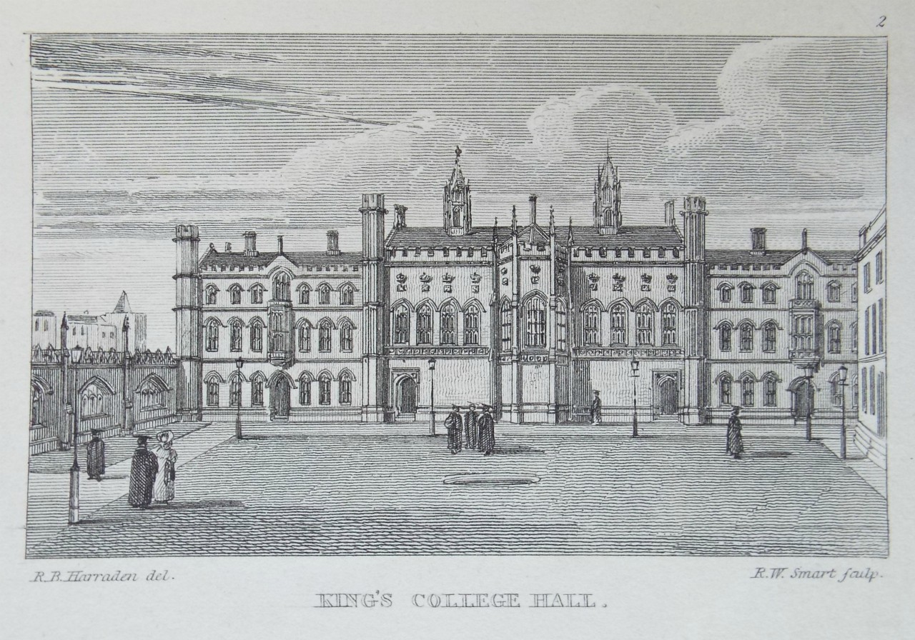 Print - King's College Hall. - Smart