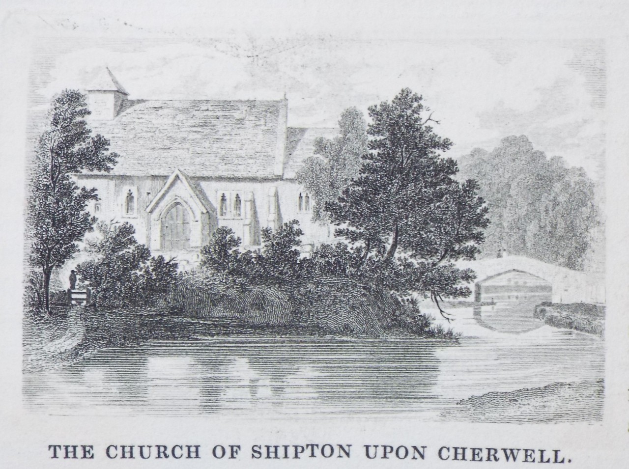 Print - The Church of Shipton upon Cherwell.