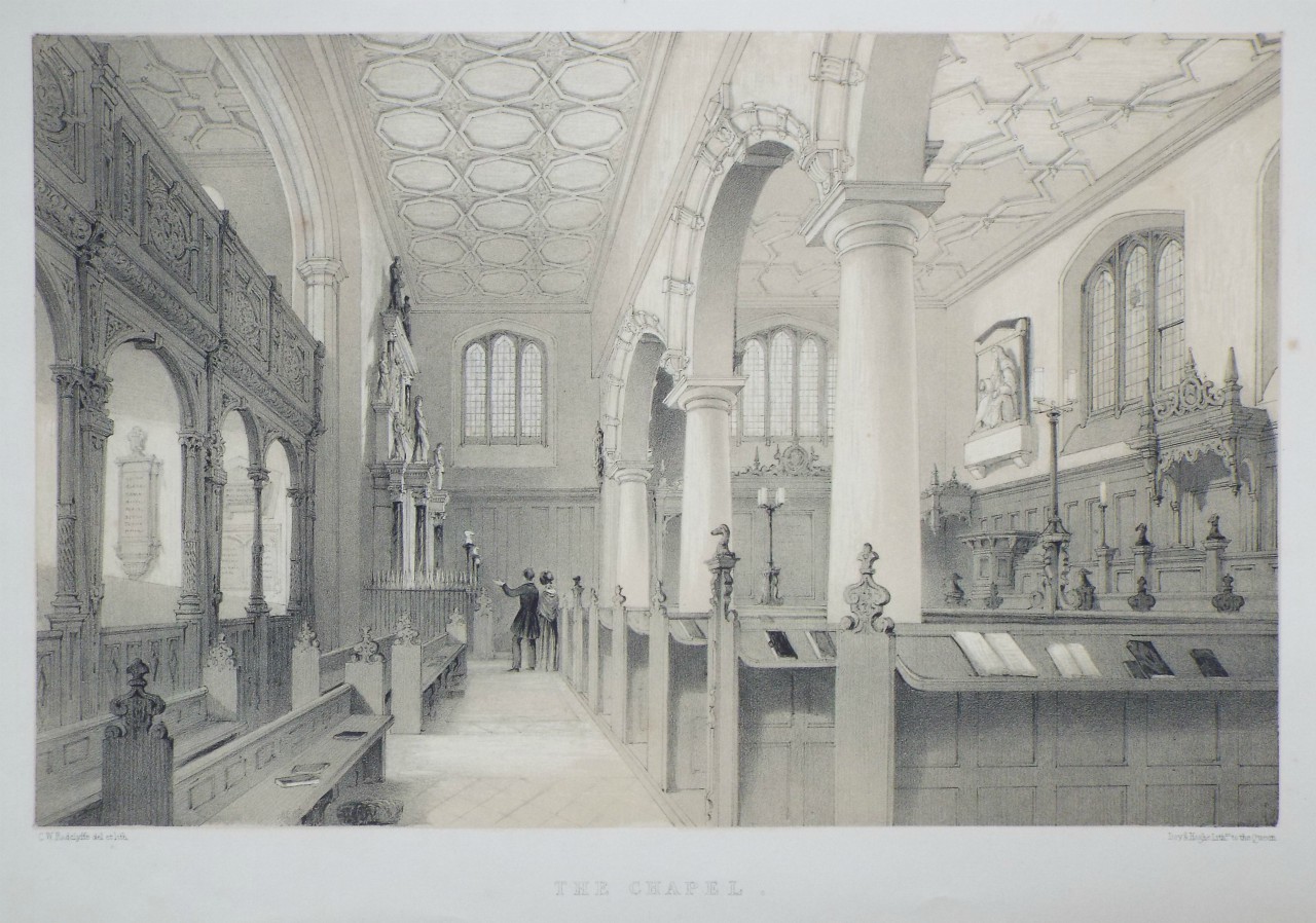 Lithograph - The Chapel. - Radclyffe