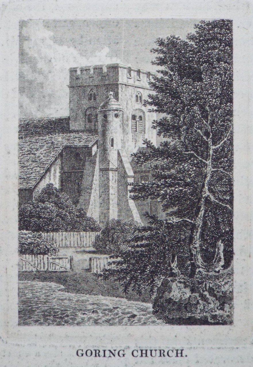 Print - Goring Church.