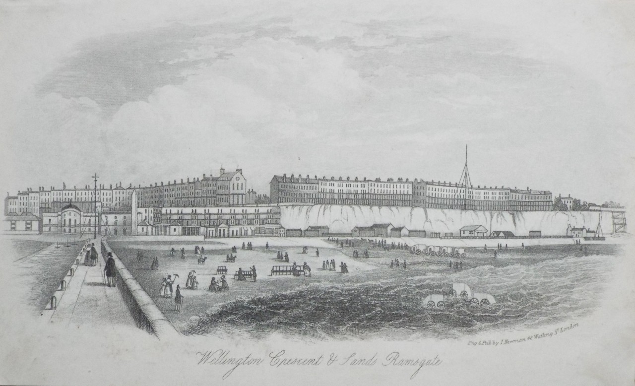 Steel Vignette - Wellington Crescent & Sands Ramsgate - J.