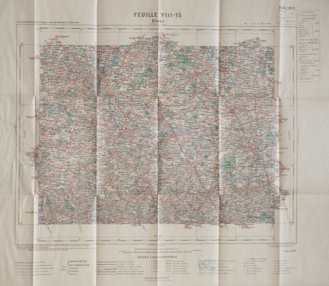 Map of France - Dinan