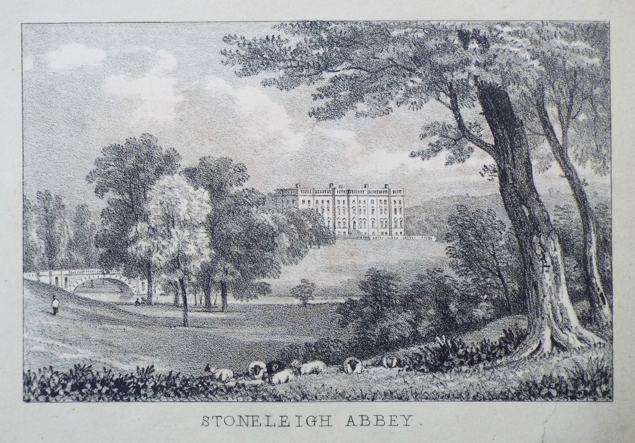 Lithograph - Stoneleigh Abbey