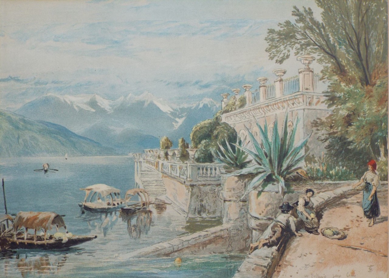 Photolithograph - In Bellagio Lago Como