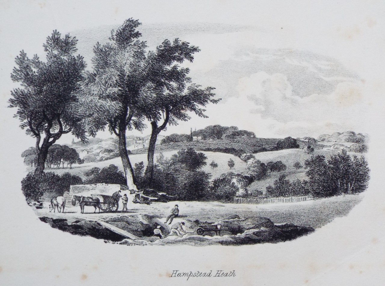 Lithograph - Hampstead Heath