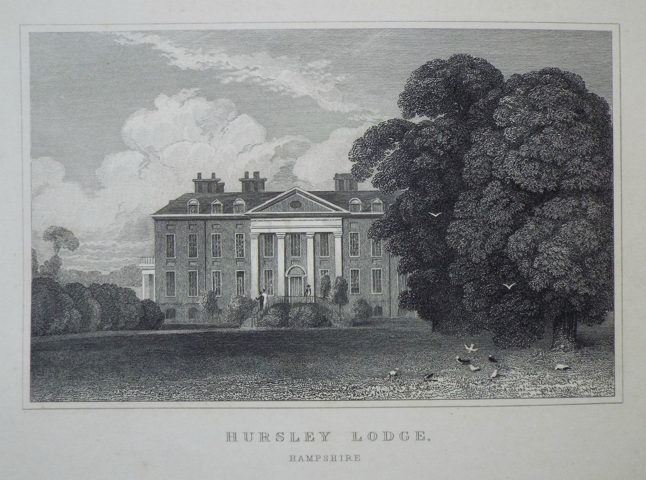 Print - Hursley Lodge, Hampshire. - Hinchliffe