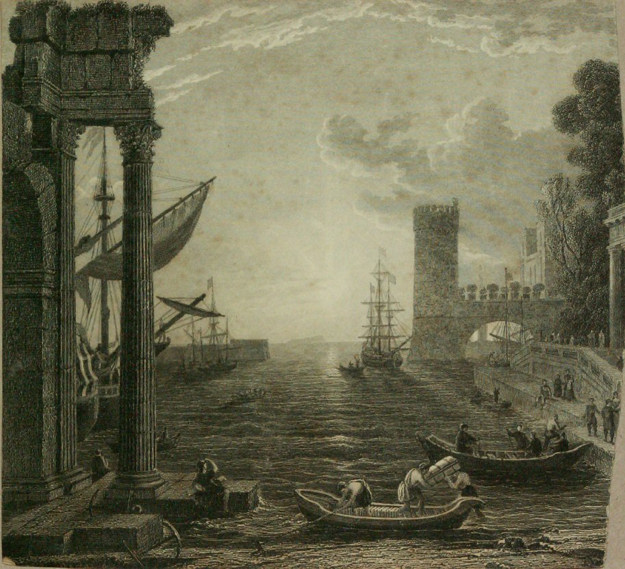 Etching - Sea port