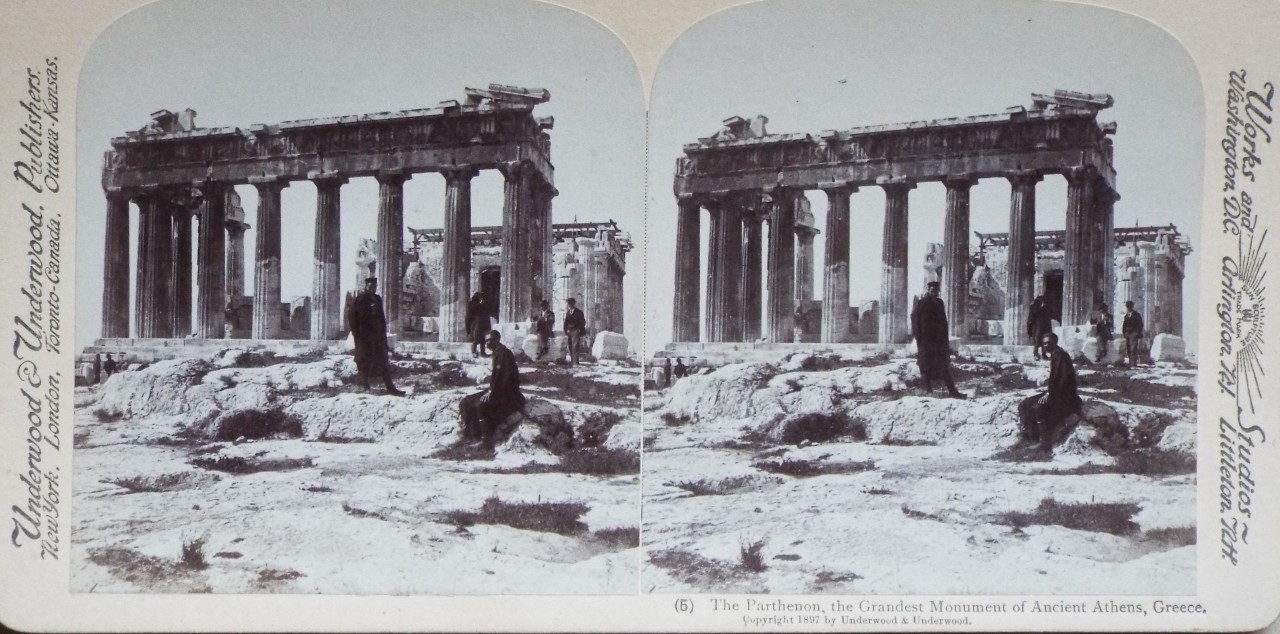 Photograph - The Pantheon, the Grandest Monument of Ancient Athens, Greece.