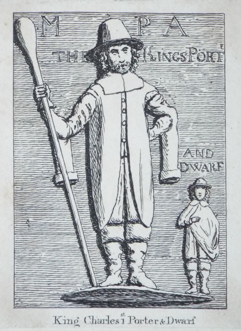 Print - King Charles 1st Porter & Dwarf