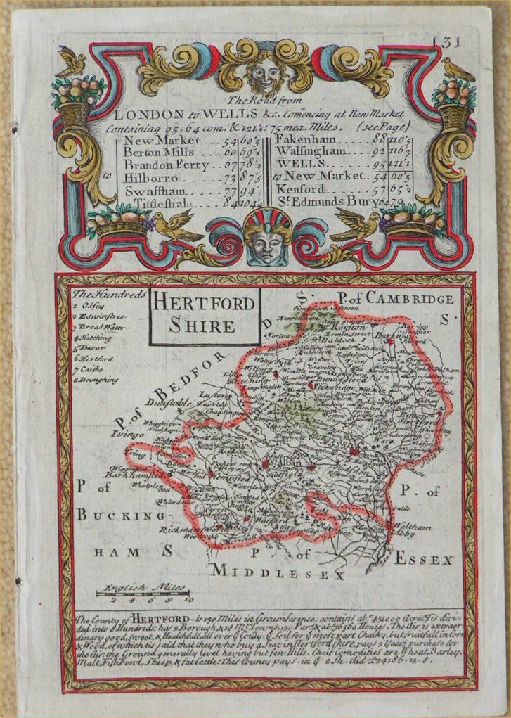 Map of Hertfordshire - Owen & Bowen