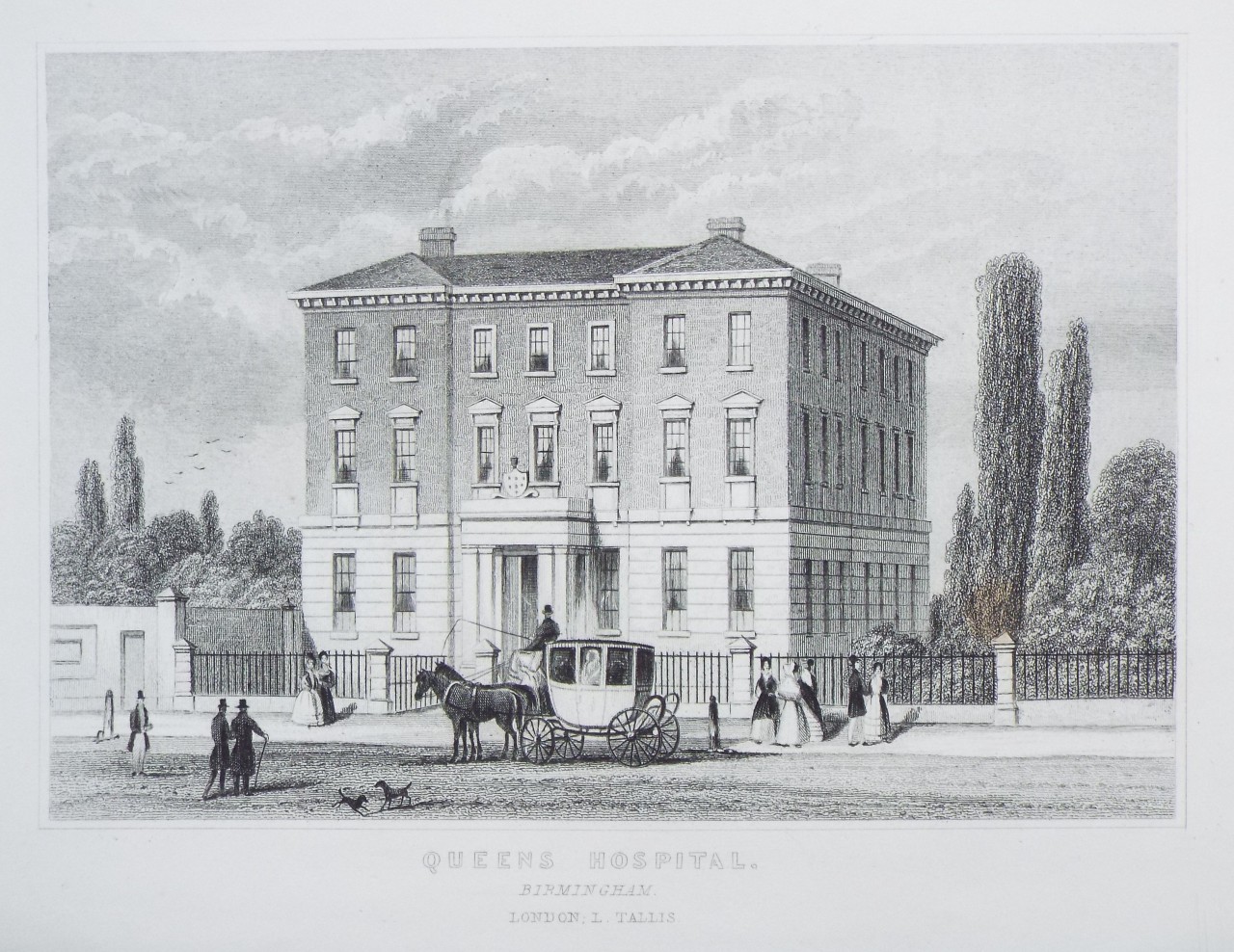 Print - Queens Hospital. Birmingham.