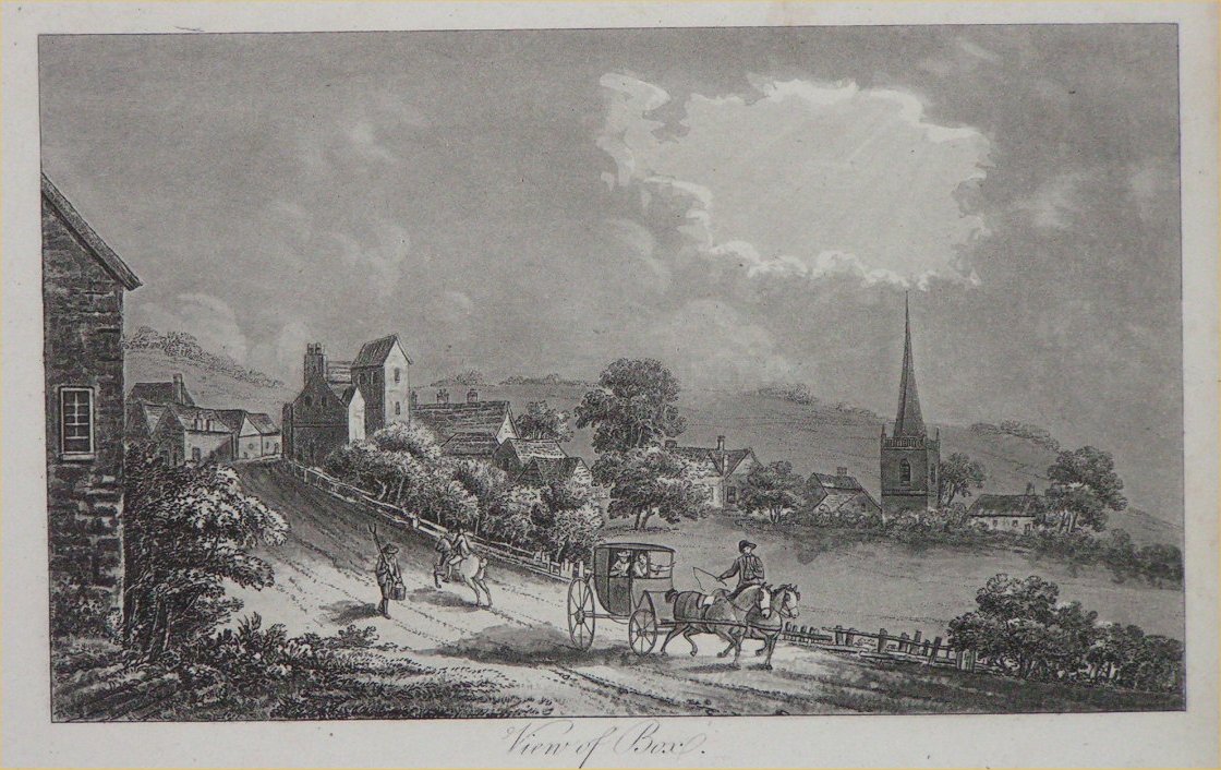 Aquatint - View of Box - Robertson