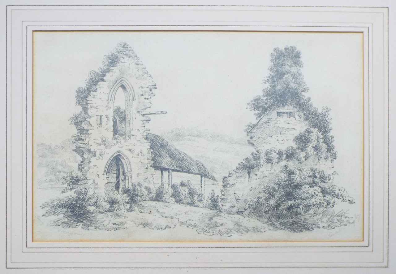 Pencil drawing - Priory of St. 