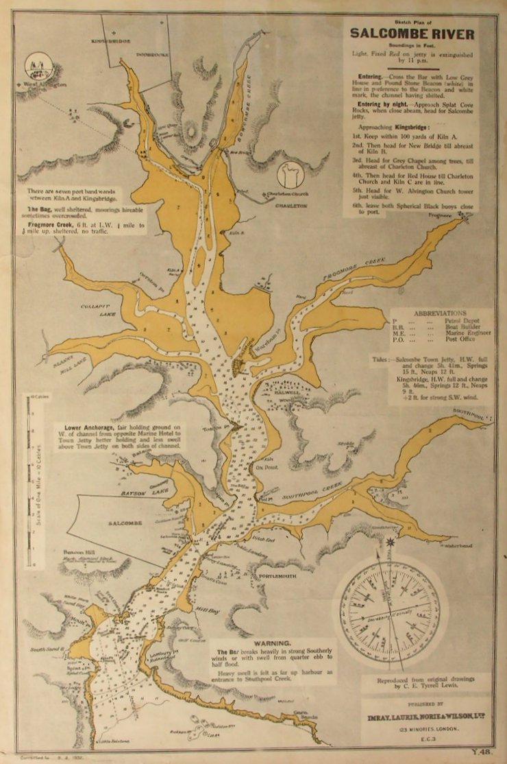 Map of Salcombe