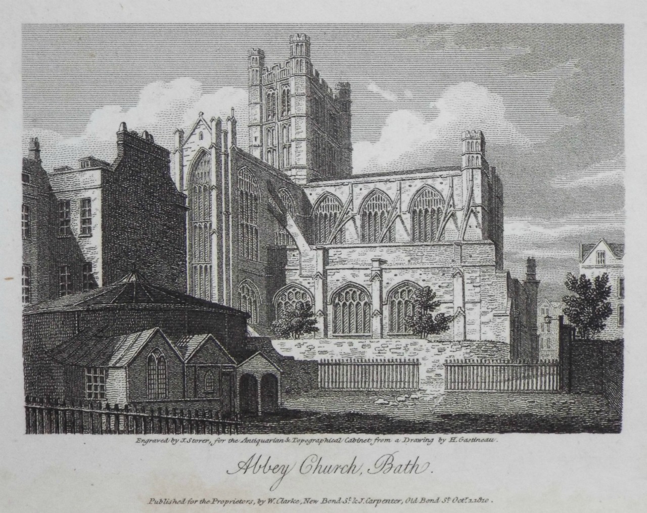 Print - Bath Abbey Church - Storer