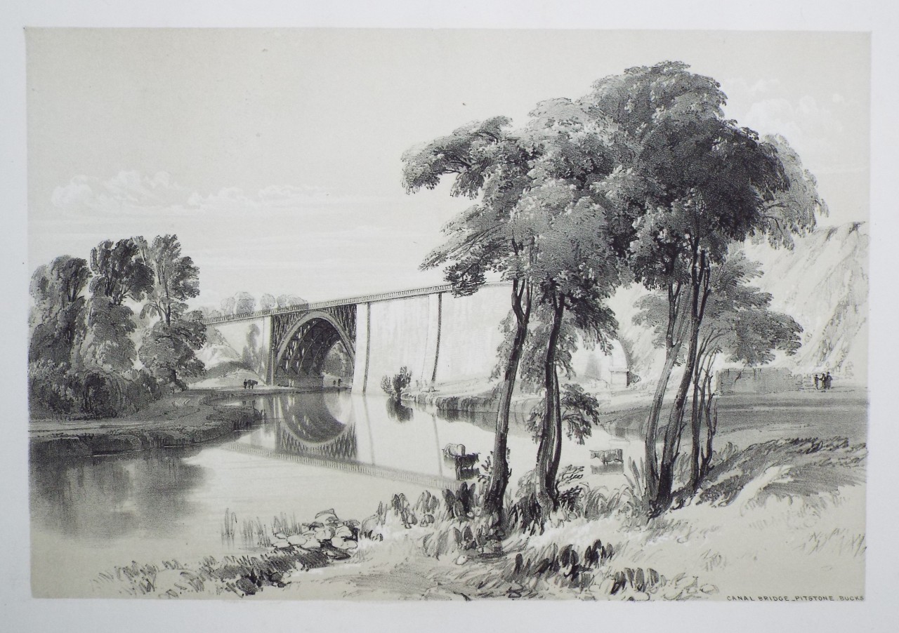 Print - Canal Bridge, Pitstone, Bucks - Bourne