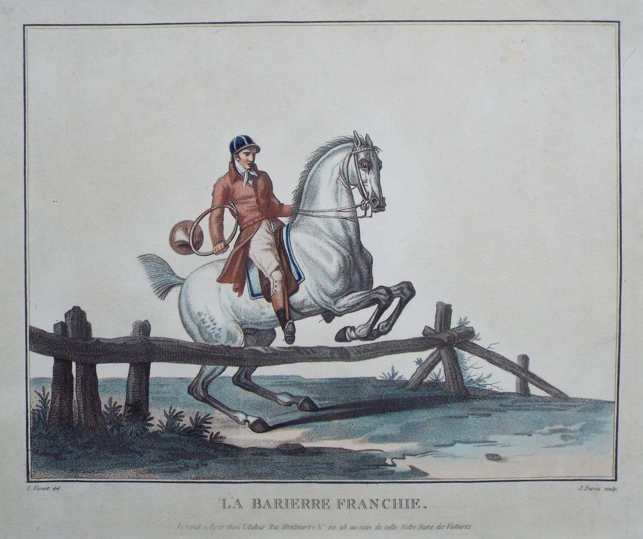 Print - La Barriere Franchie - Darcis