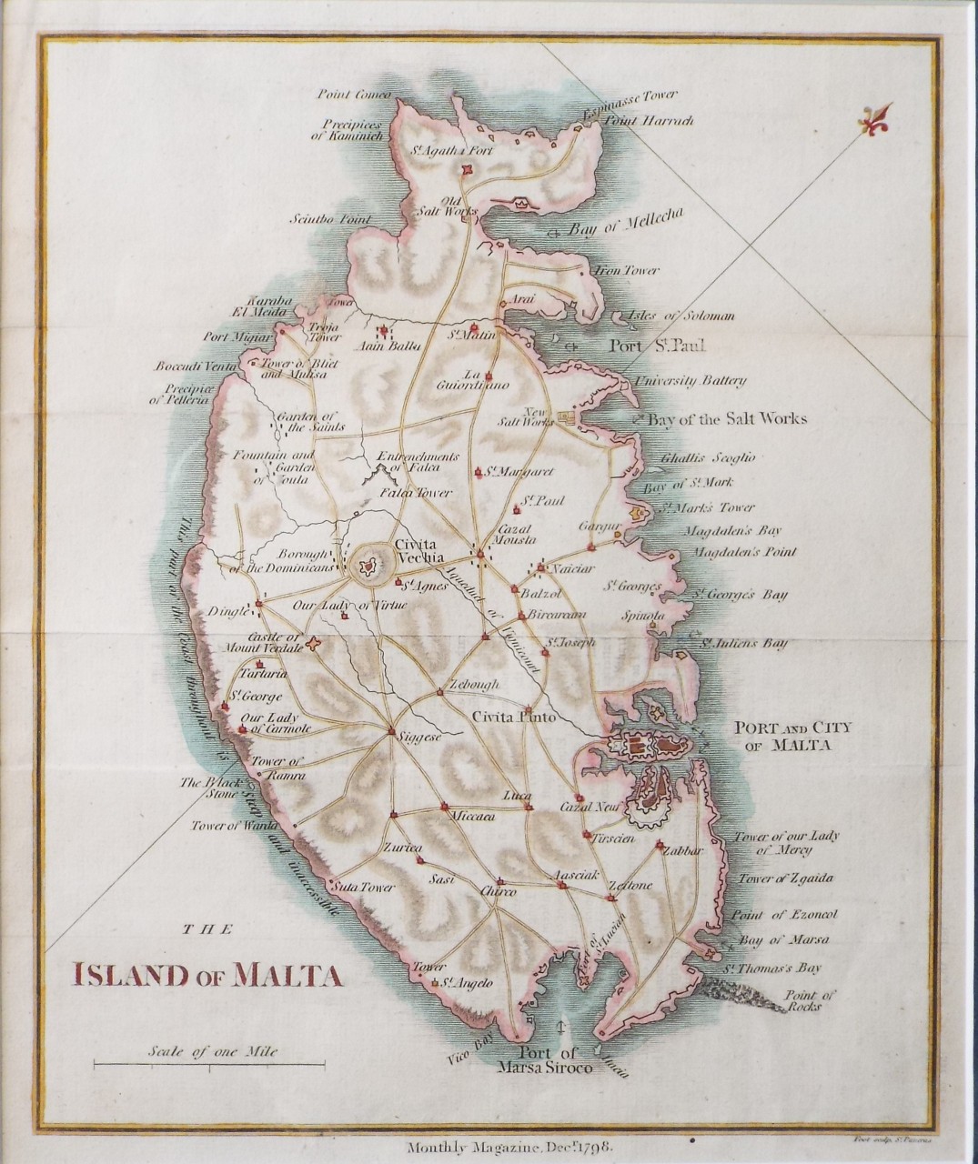 Map of Malta
