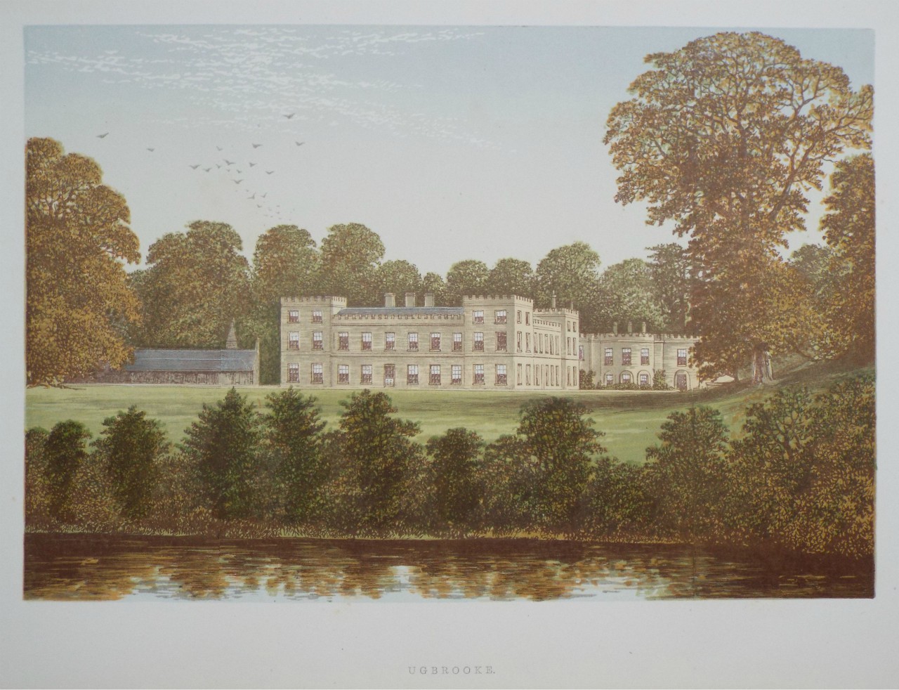 Chromo-lithograph - Ugbrooke.