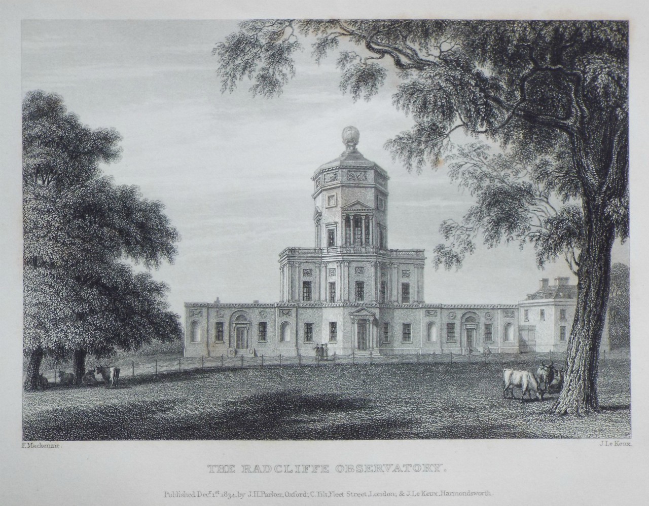Print - The Radcliffe Observatory. - Le
