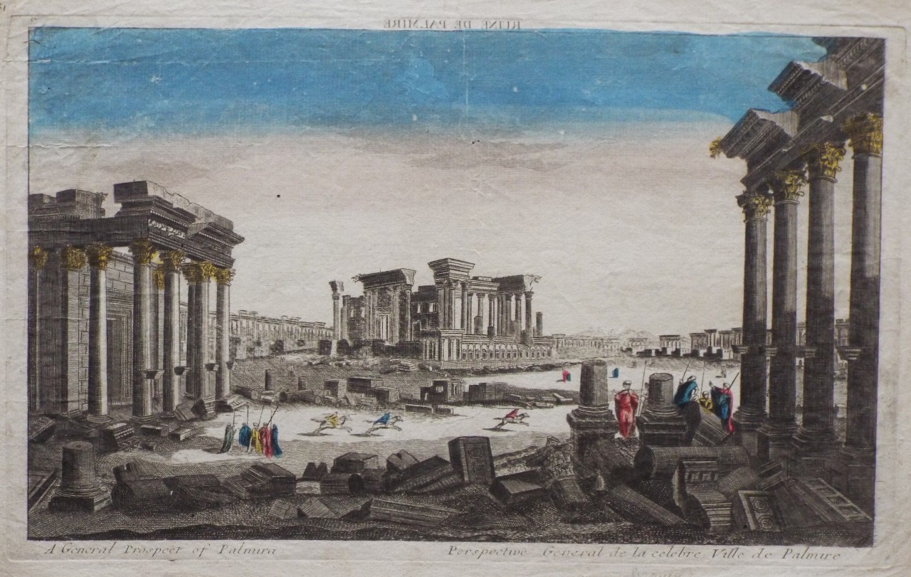 Print - A General Prospect of Palmira. Perspective Generale de la Celebre Ville de Palmire