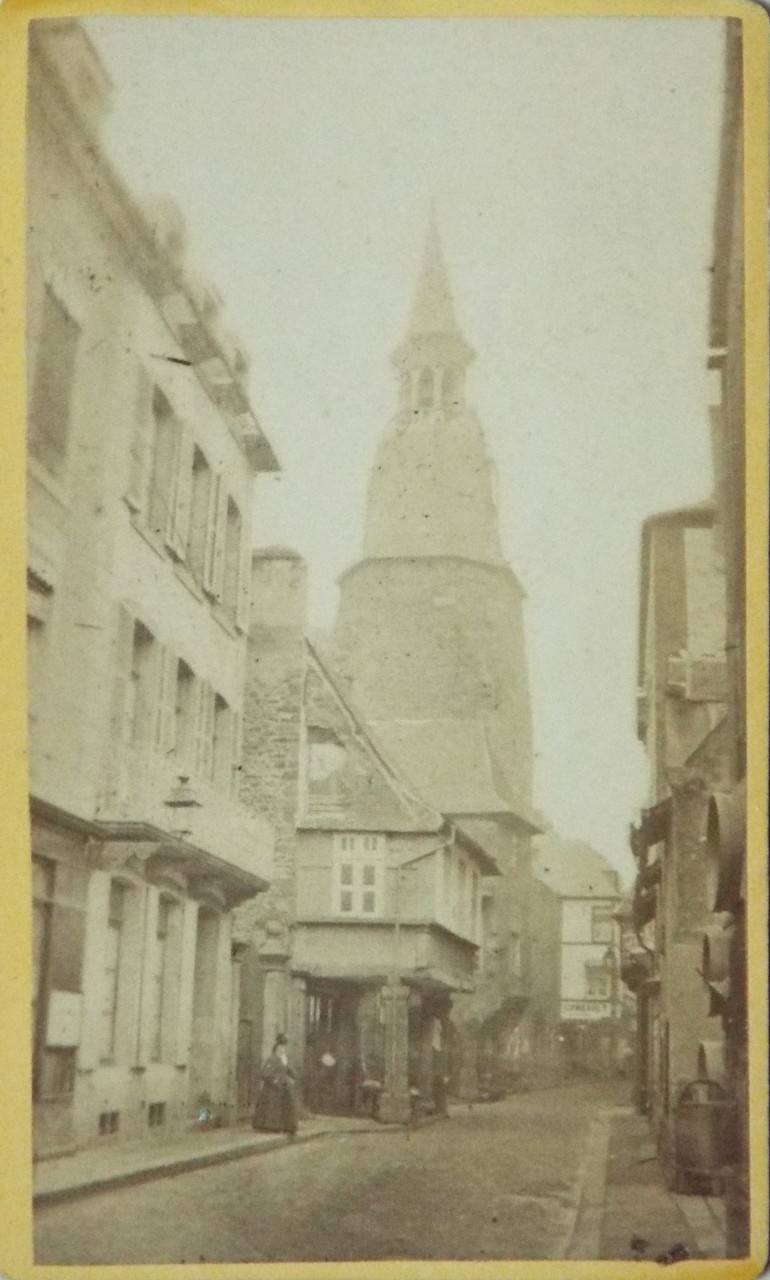 Photograph - Rue et Tour de l'Horloge à Dinan.