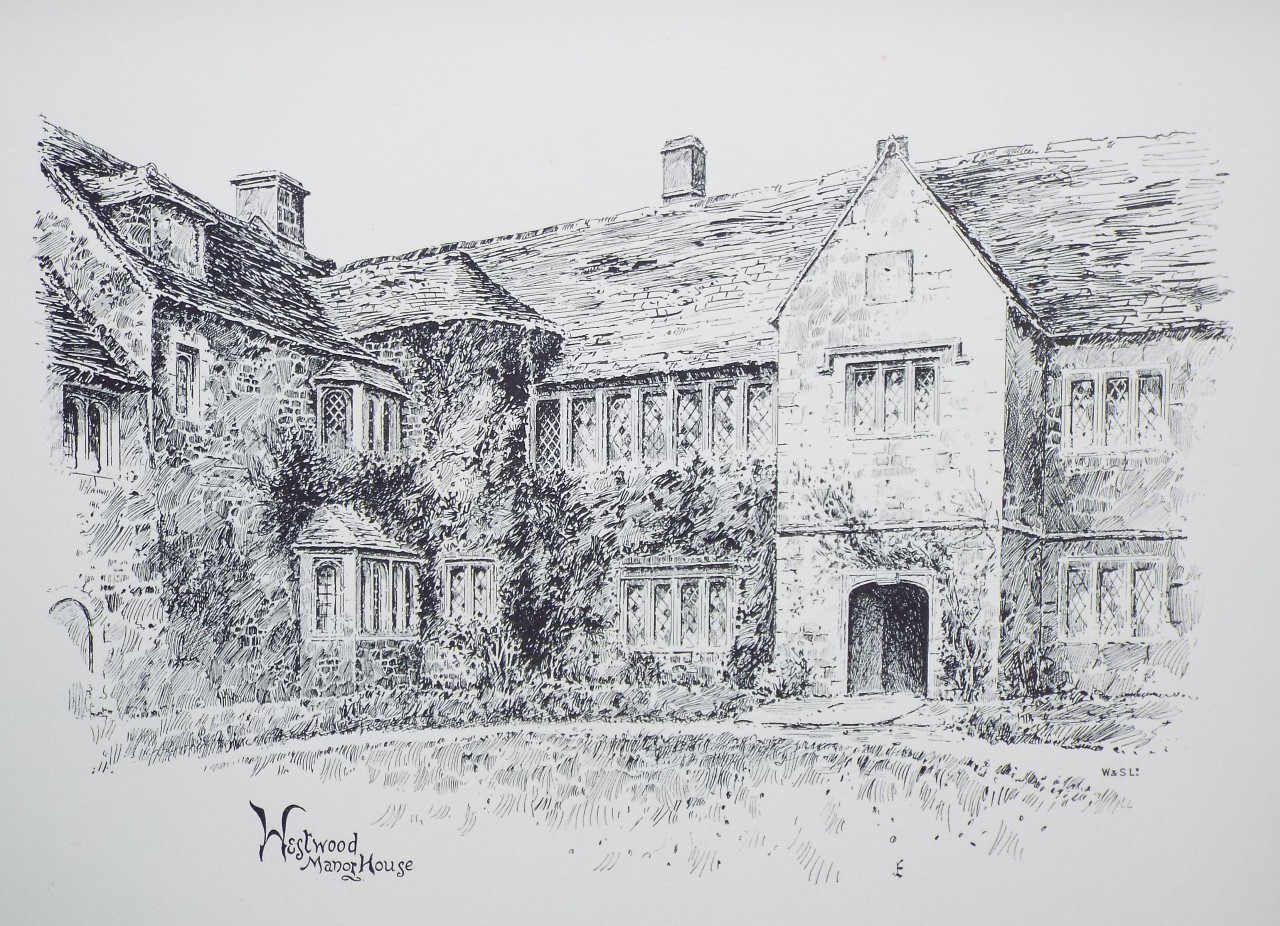 Lithograph - Westwood Manor House