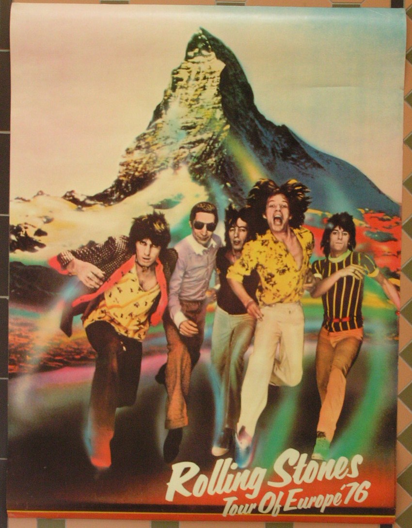 Poster - Rolling Stones Tour of Europe '76