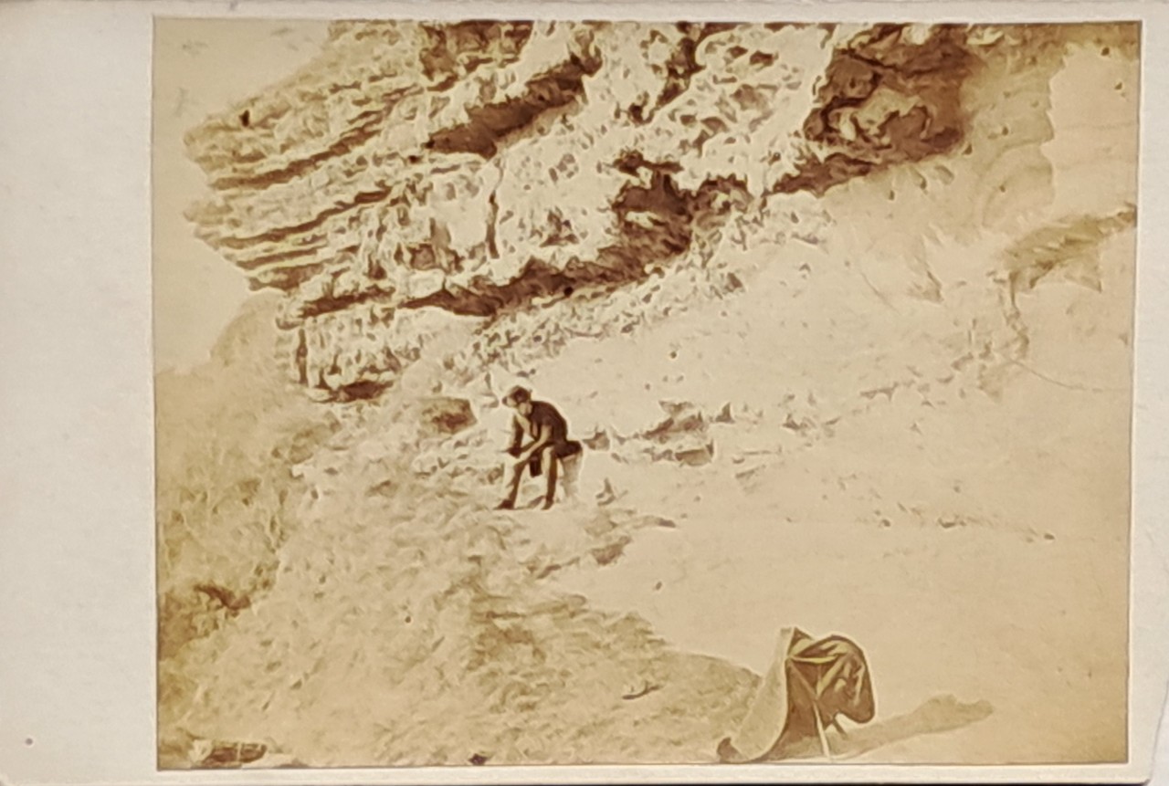 Photograph - Unidentified rock. 