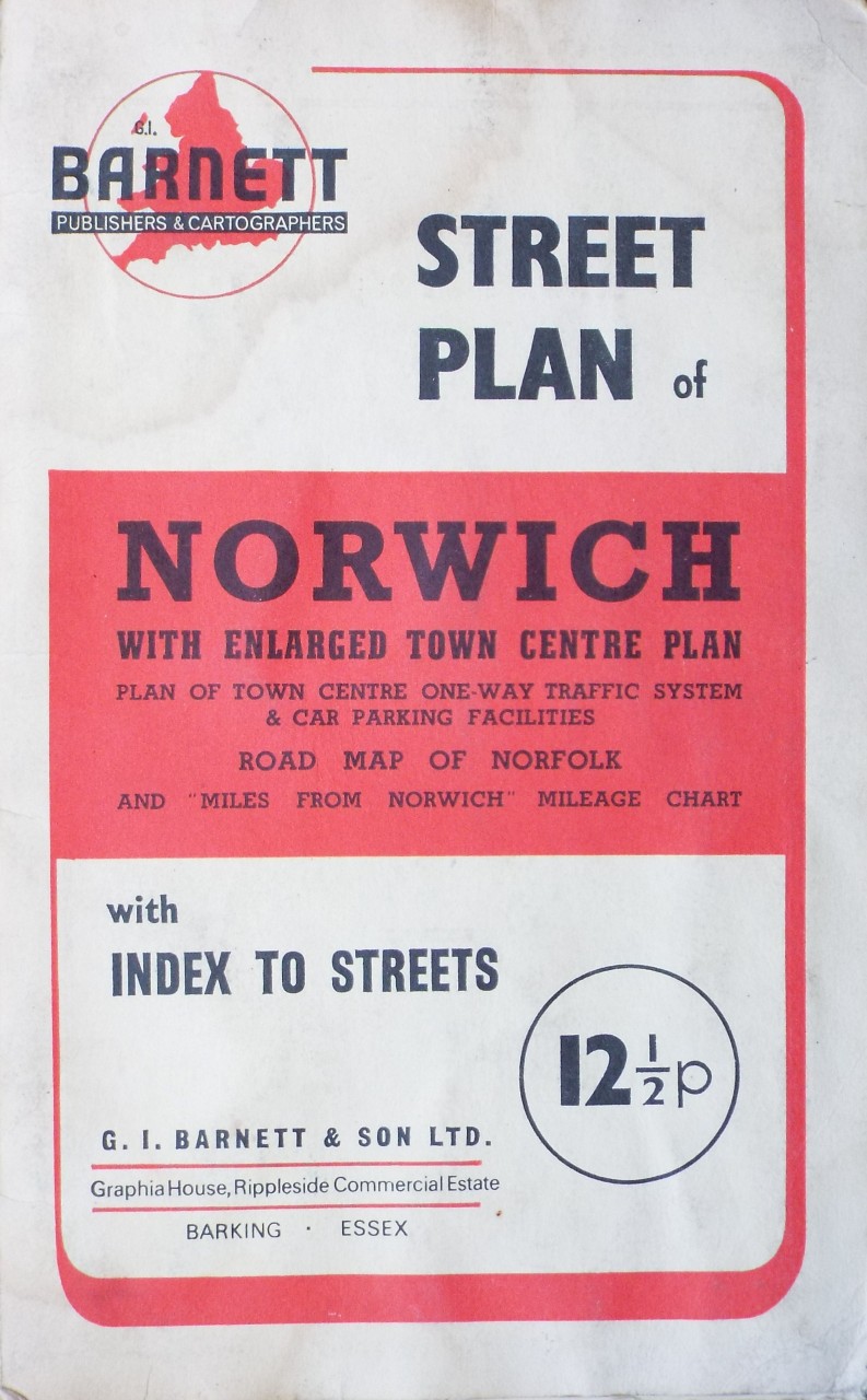 Map of Norwich - Norwich