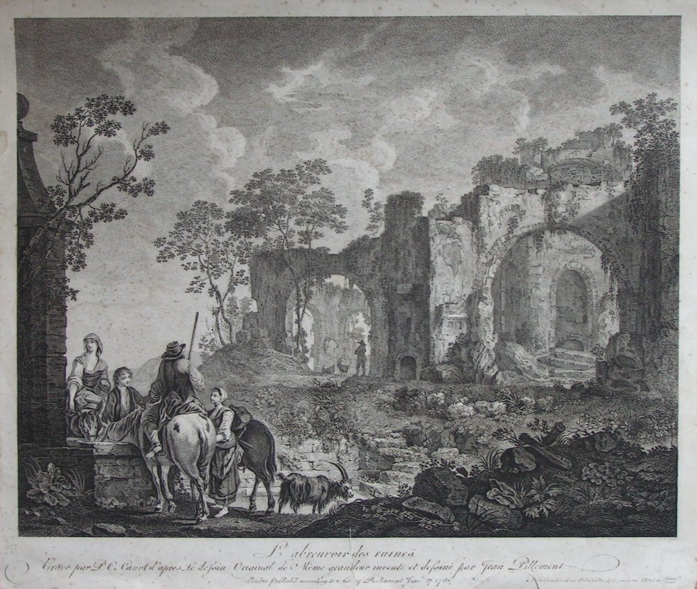 Print - L'Abreuvoir des Ruines - Canot