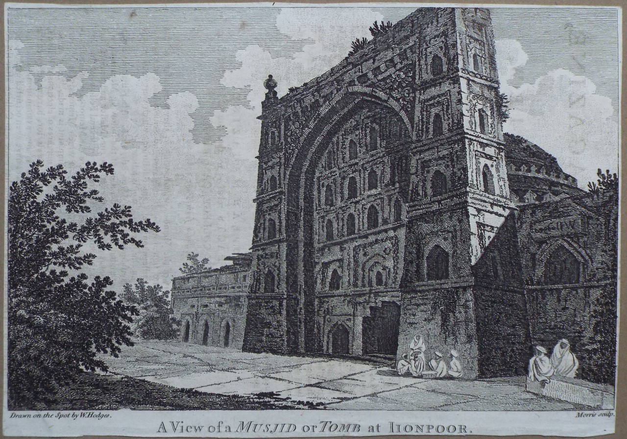 Print - A View of a Musjid or Tomb at Iionpoor.  - 