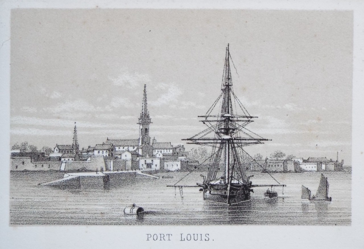 Lithograph - Port Louis.