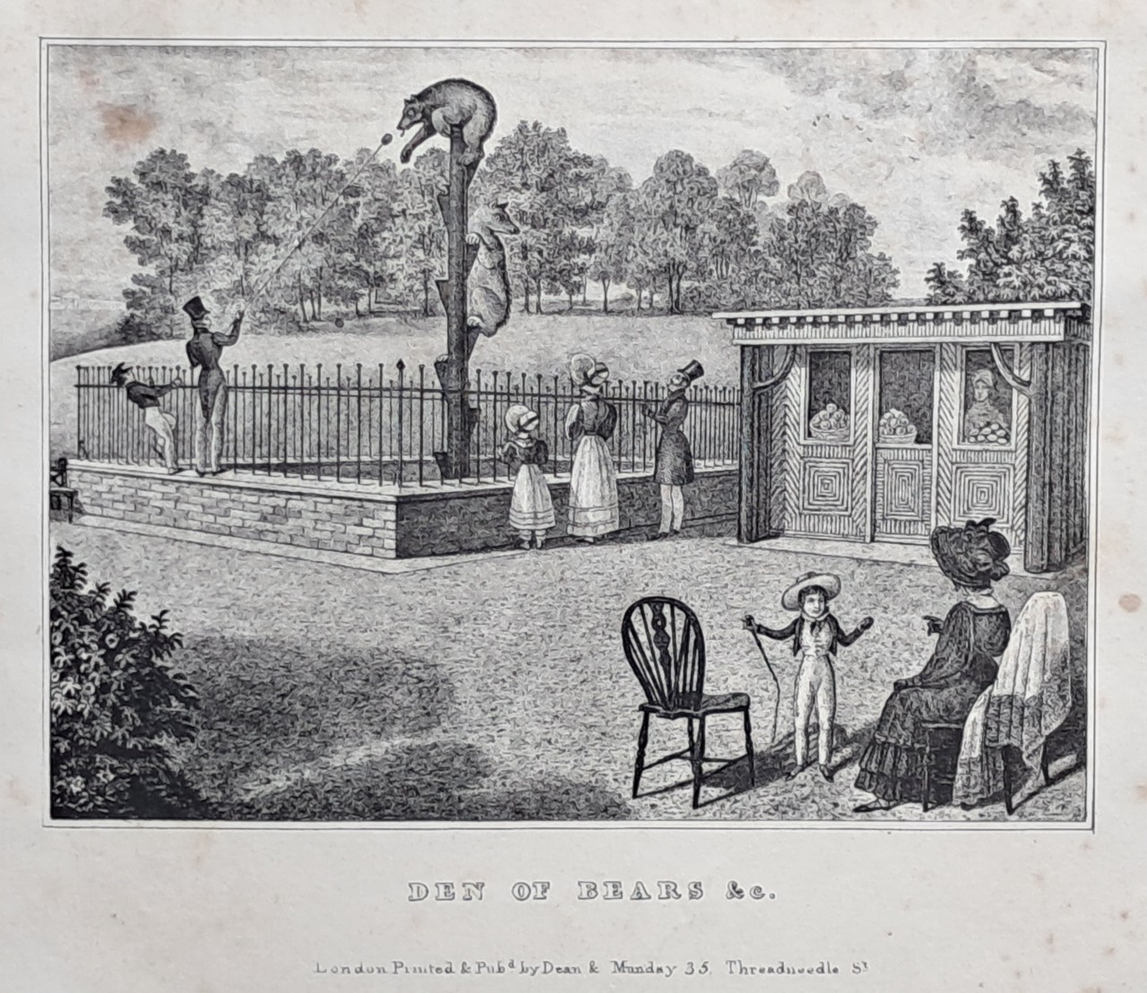 Lithograph - Den of Bears &c.