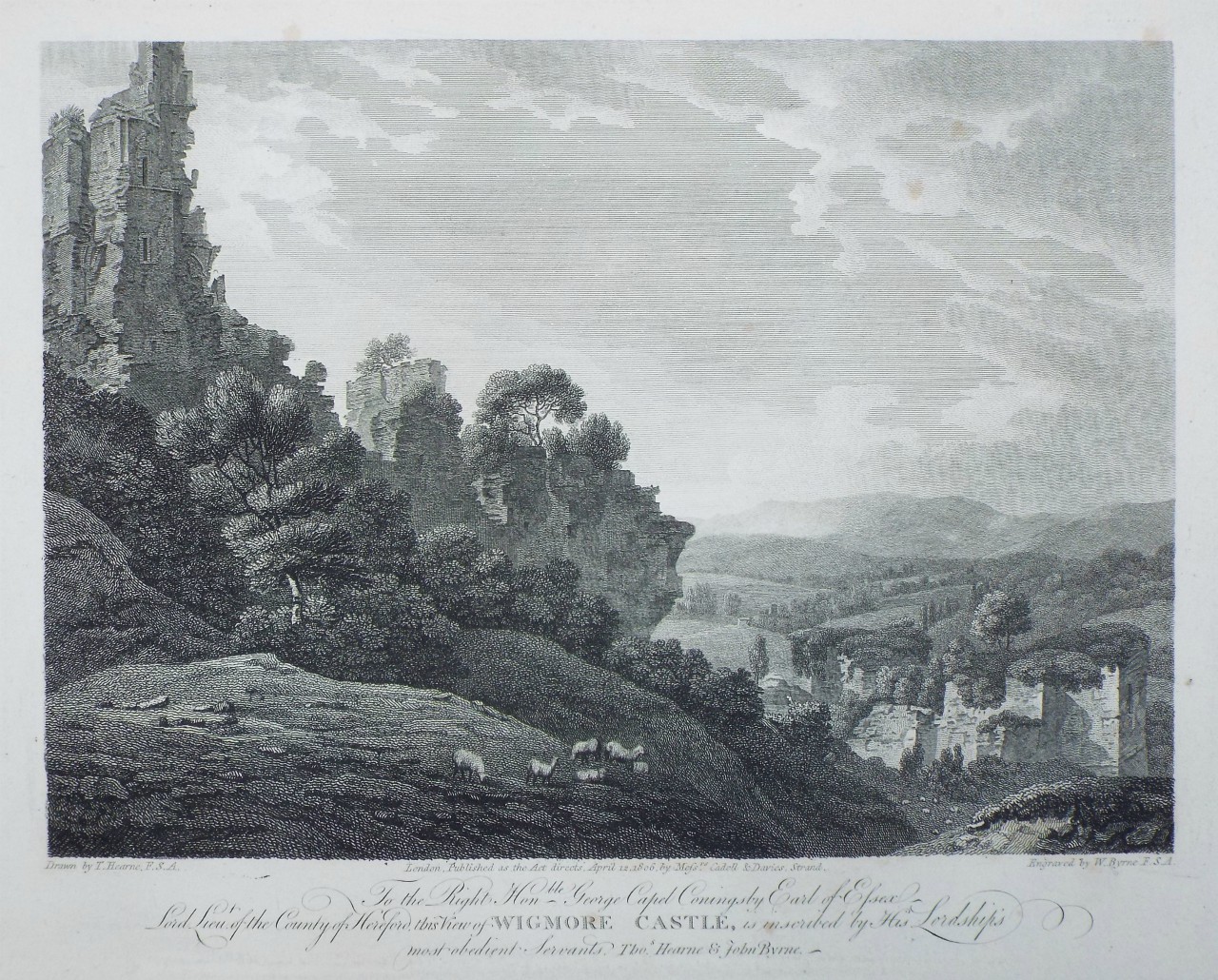 Print - Wigmore Castle - Byrne