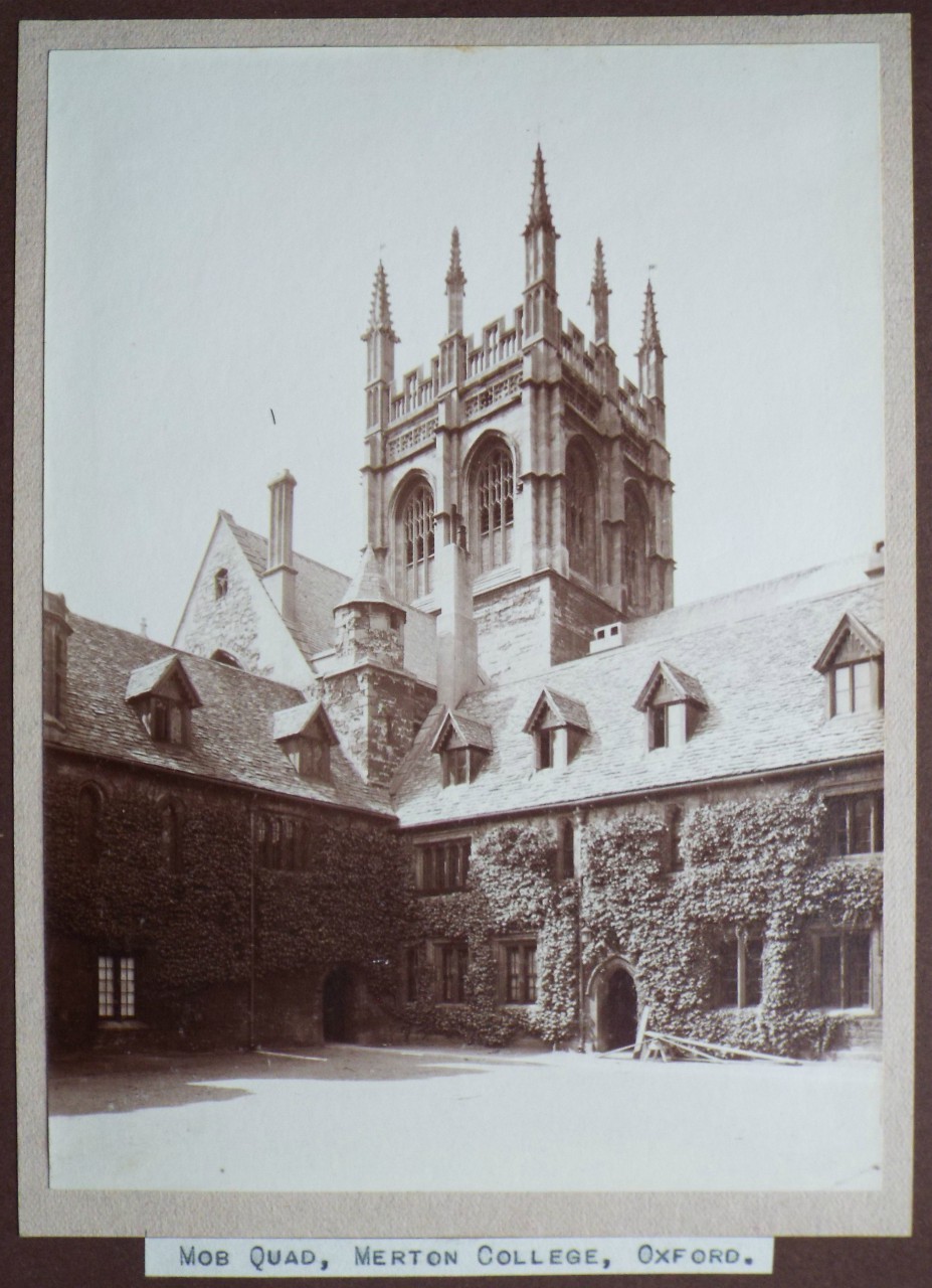 Photograph - Mob Quad, Merton College, Oxford.