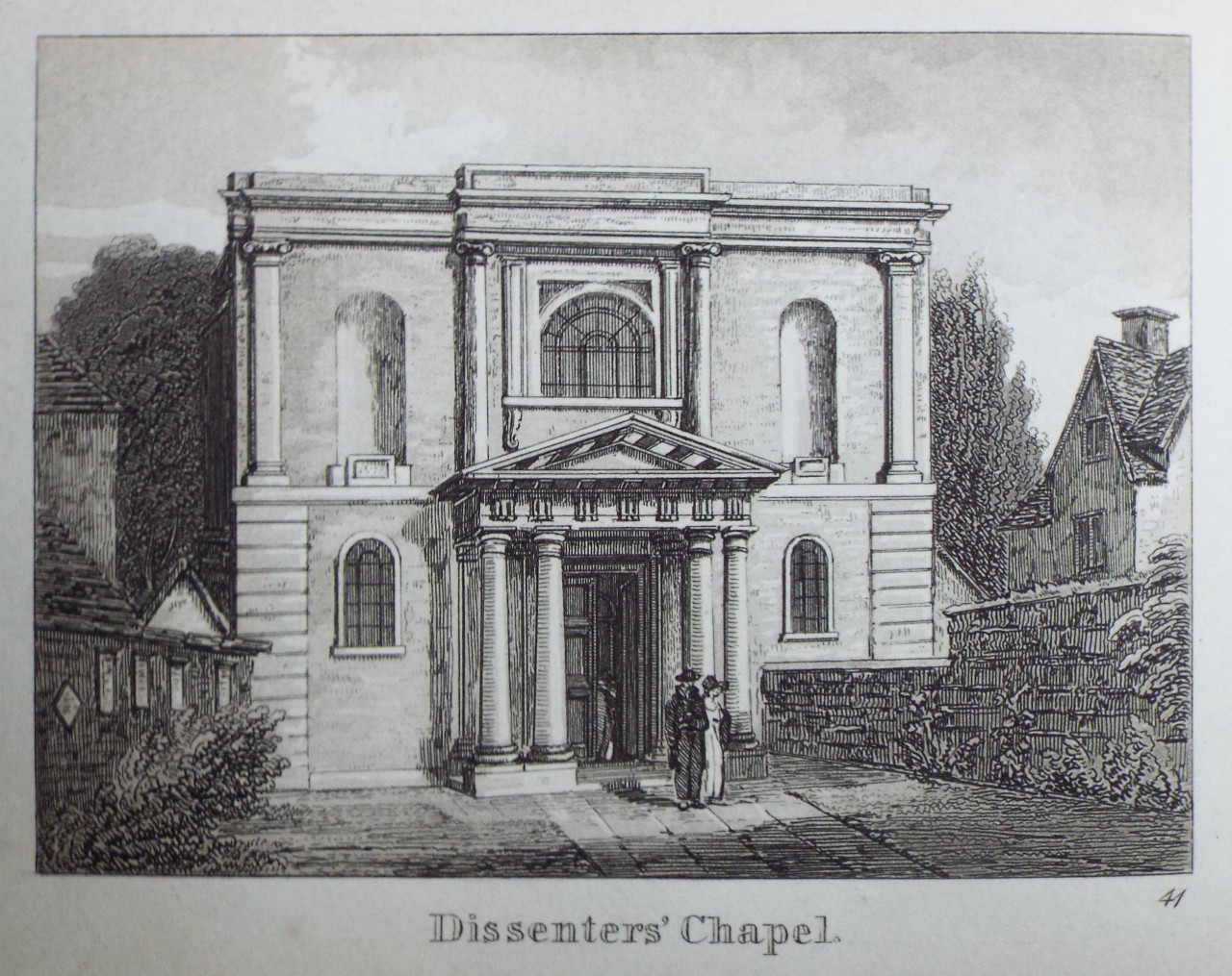 Aquatint - Dissenters' Chapel.
