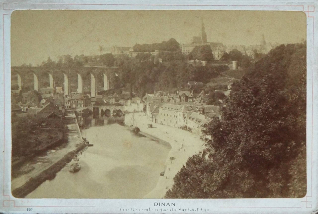 Photograph - Dinan. Vue Generale prise du Saut-a-l'Ane