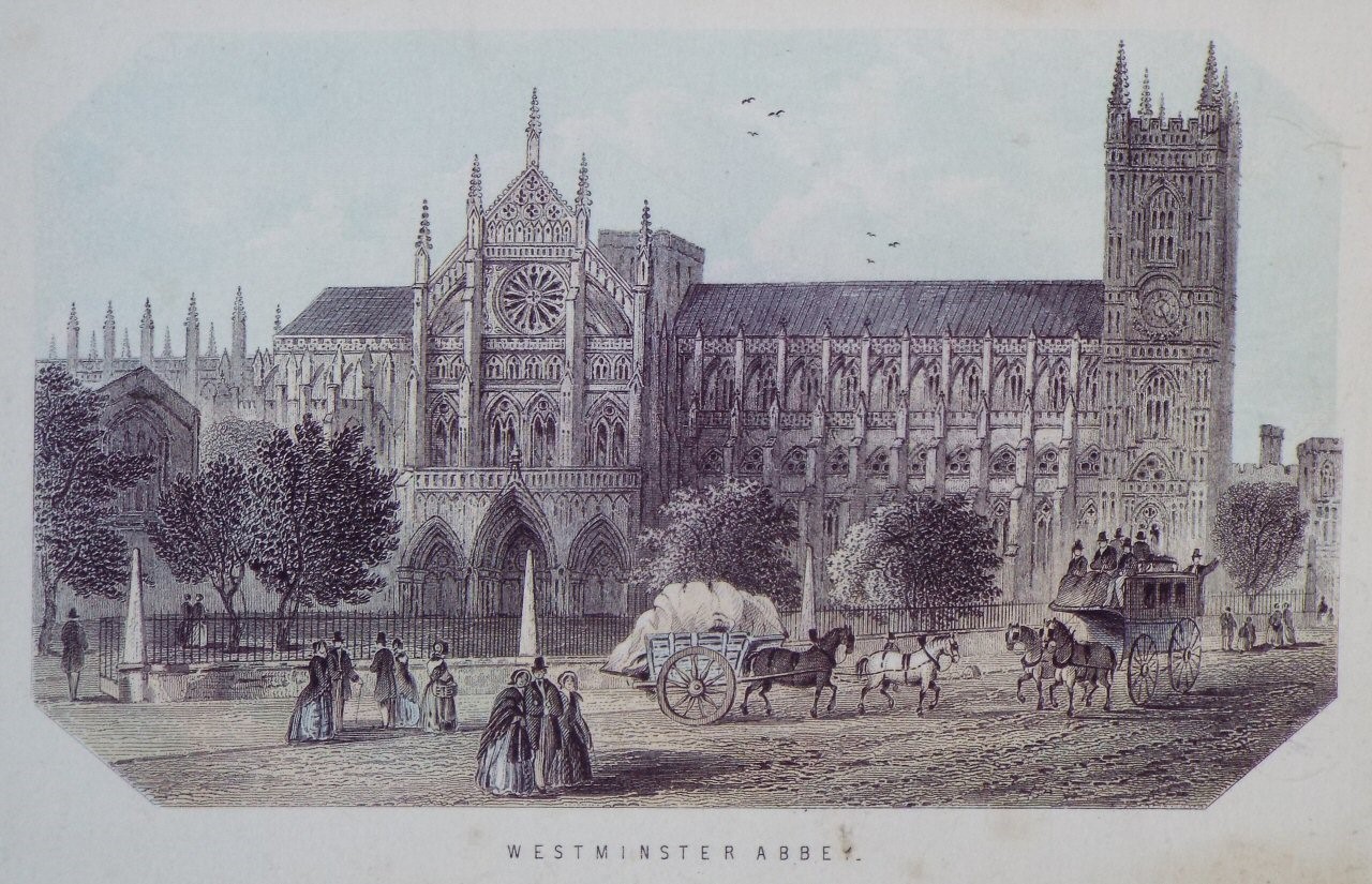 Chromo-lithograph - Westminster Abbey.