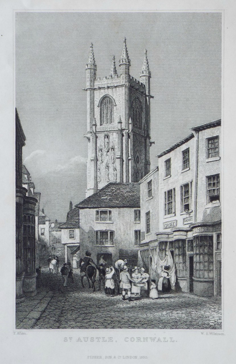 Print - St. Austle, Cornwall. - Wilkinson