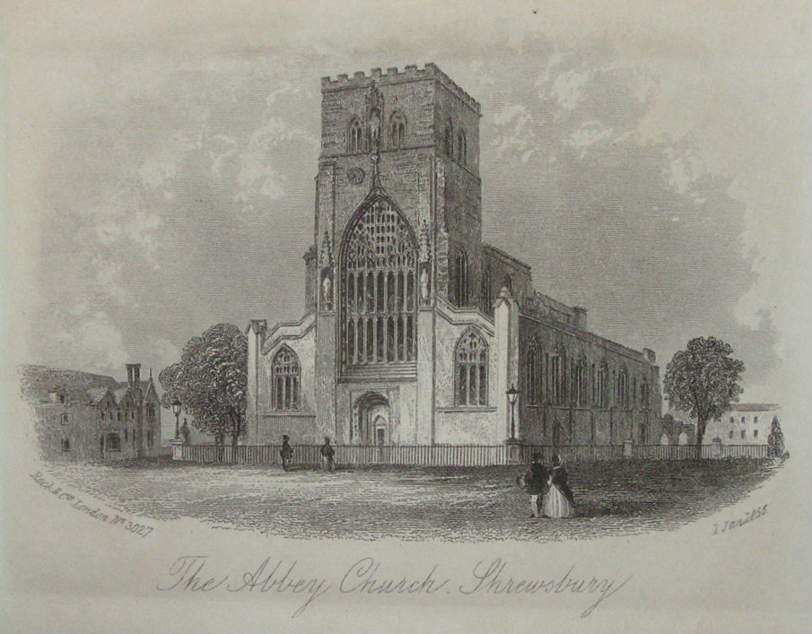 Steel Vignette - The Abbey Church, Shrewsbury - Rock