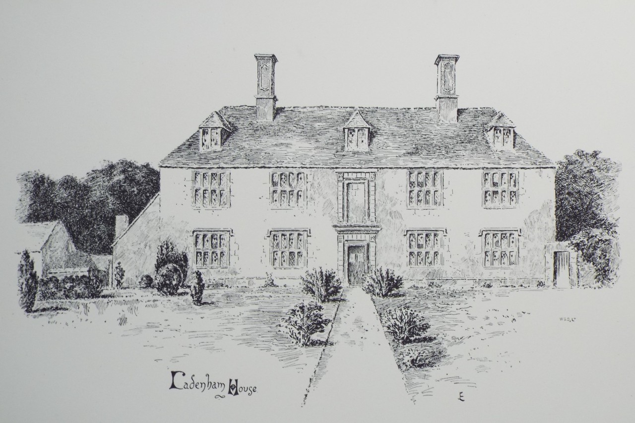 Lithograph - Cadenham House