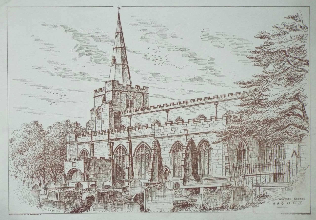 Photolithograph - Winwick Church
