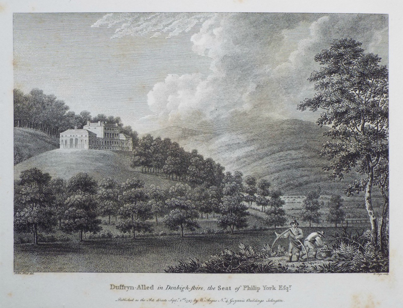 Print - Duffryn-Alled in Denbighshire, the Seat of Philip York Esqr. - Angus