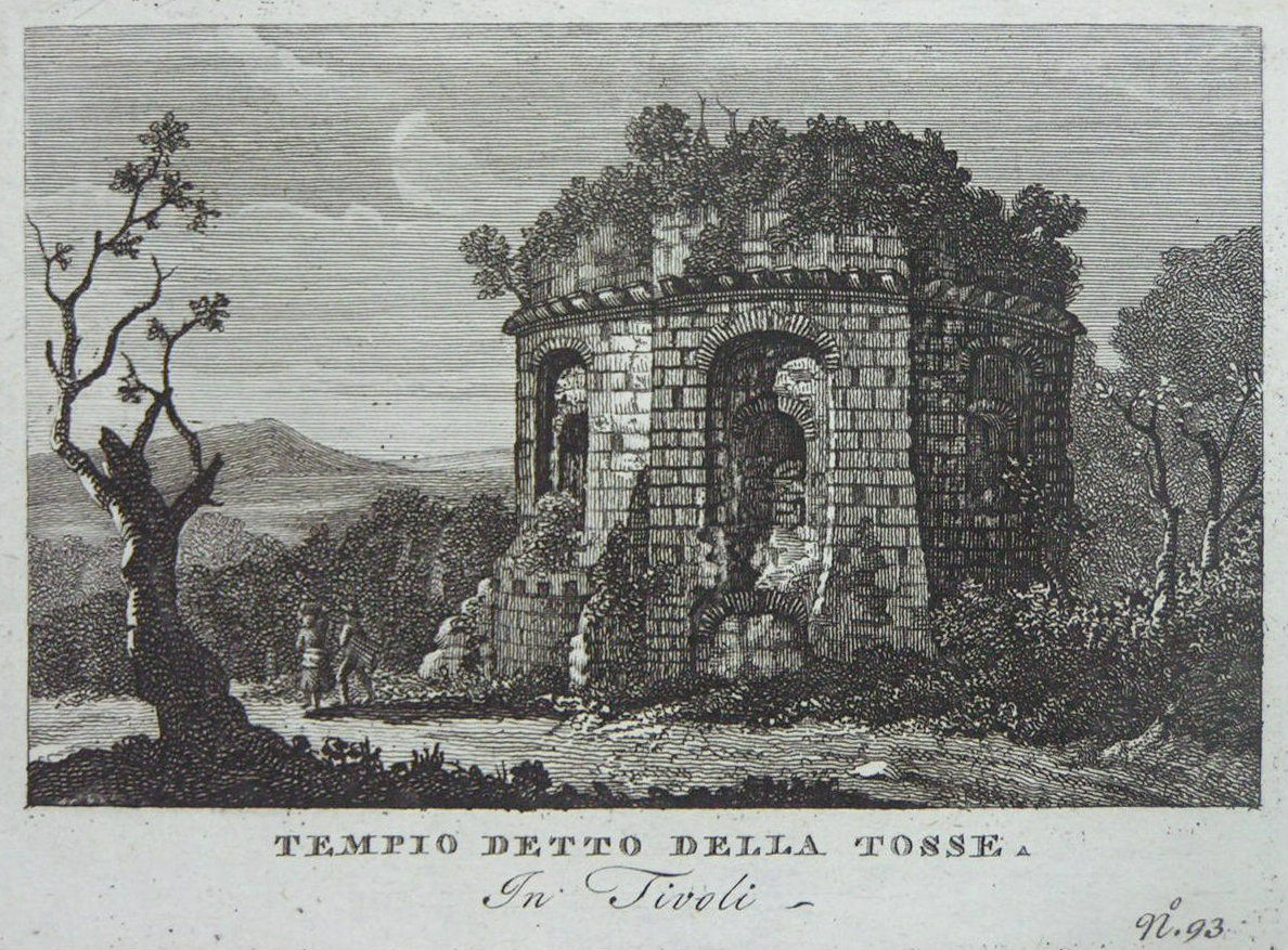 Print - Templo detto della Tosse. In Tivoli
