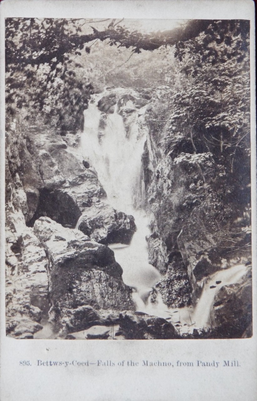 Photograph - Bettws-y-Coed - Falls of the Machno, from Pandy Mill.