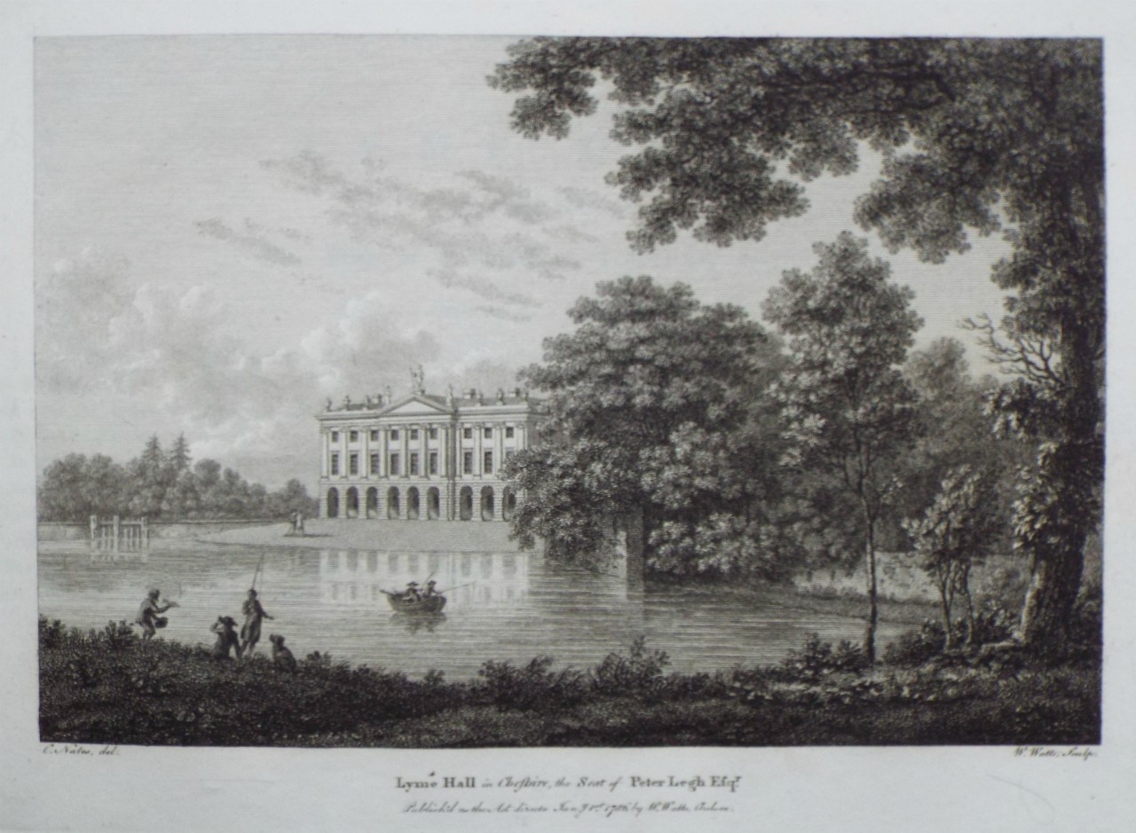 Print - Lyme Hall in Cheshire, the Seat of Peter Legh Esqr. - Watts