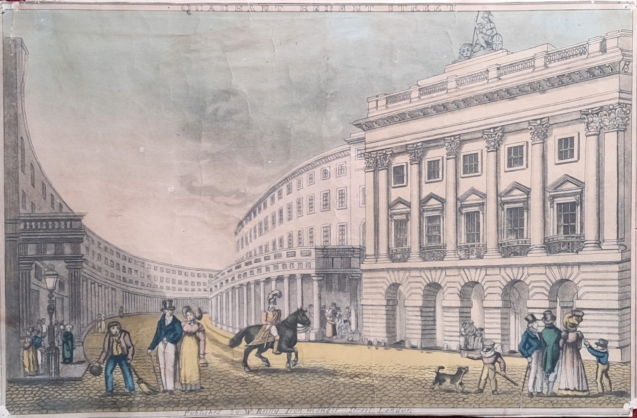 Lithograph - Quadrant Regents Street