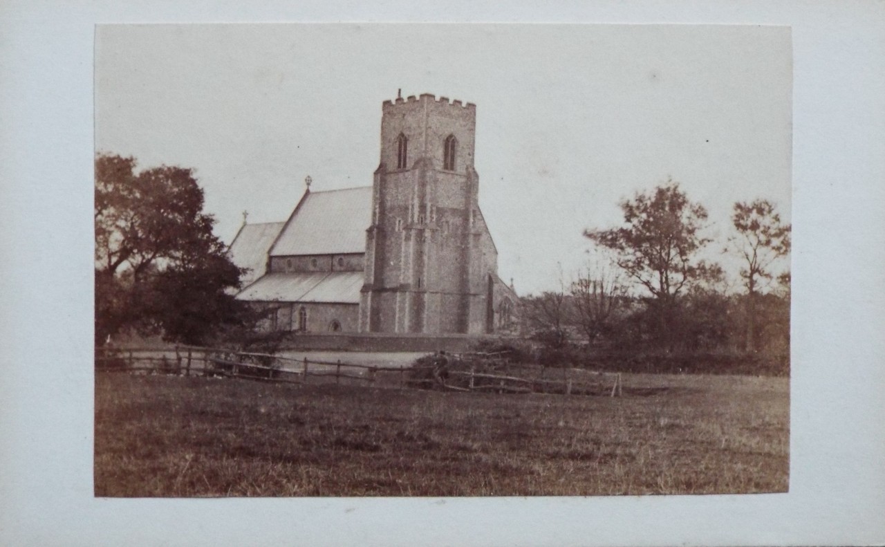 Photograph - Hunstanton Church from the fields