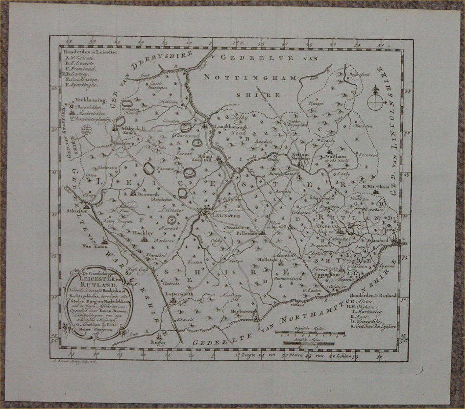 Map of Leicestershire - Meijer